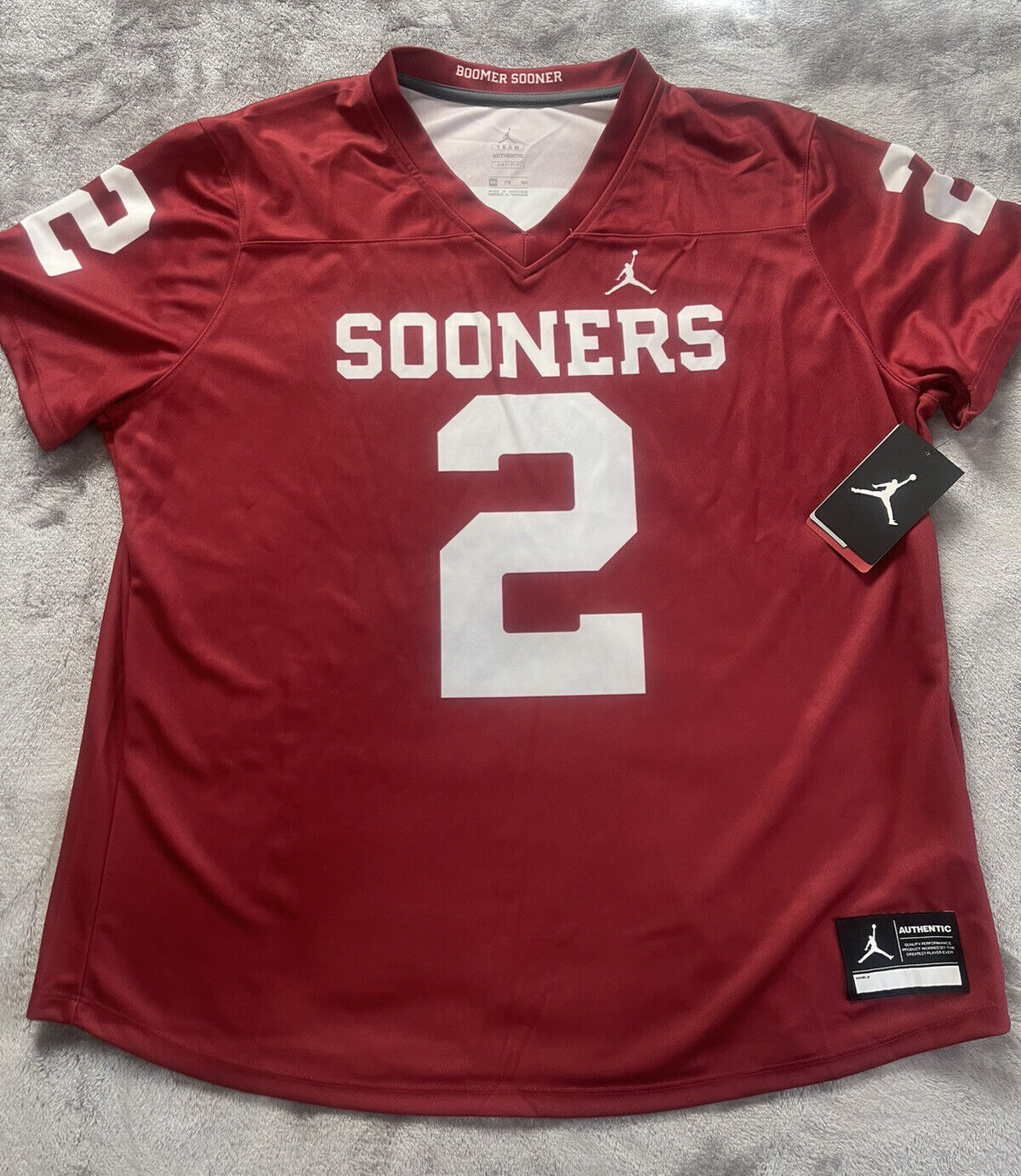 Oklahoma Sooners Crimson Legend College Jersey photo review