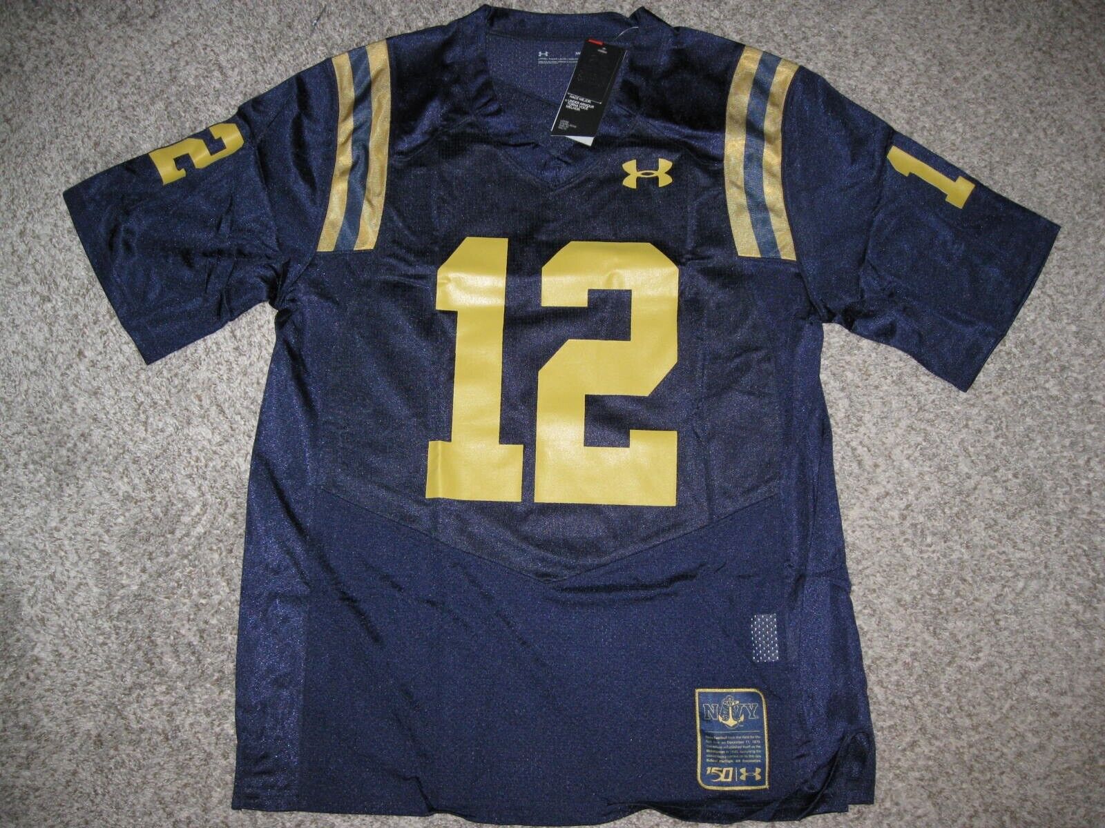 Youth Navy Midshipmen #12 Rivalry Game Navy Jersey photo review