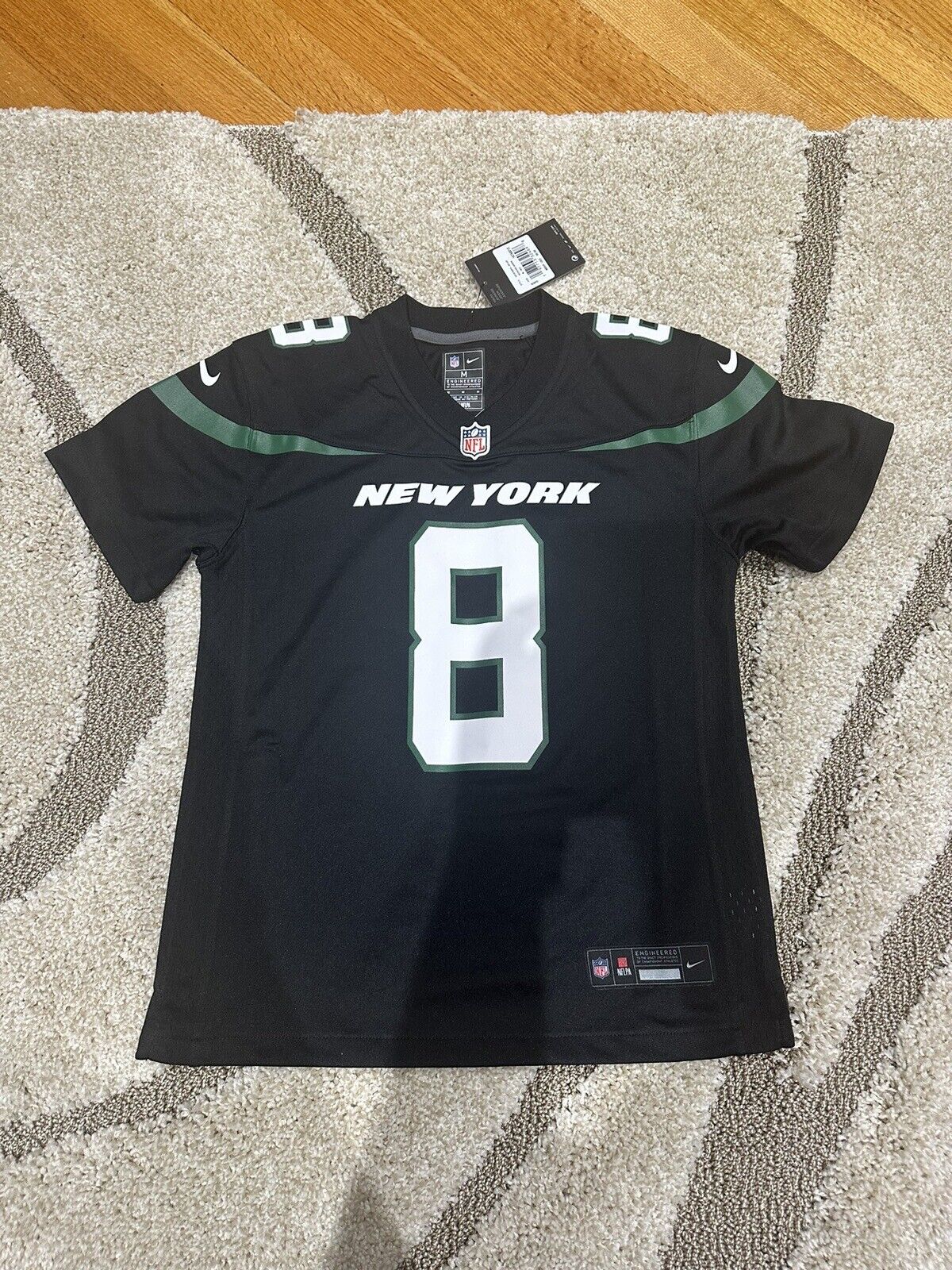 Youth 2019 Custom New York Jets Black Game Jersey photo review