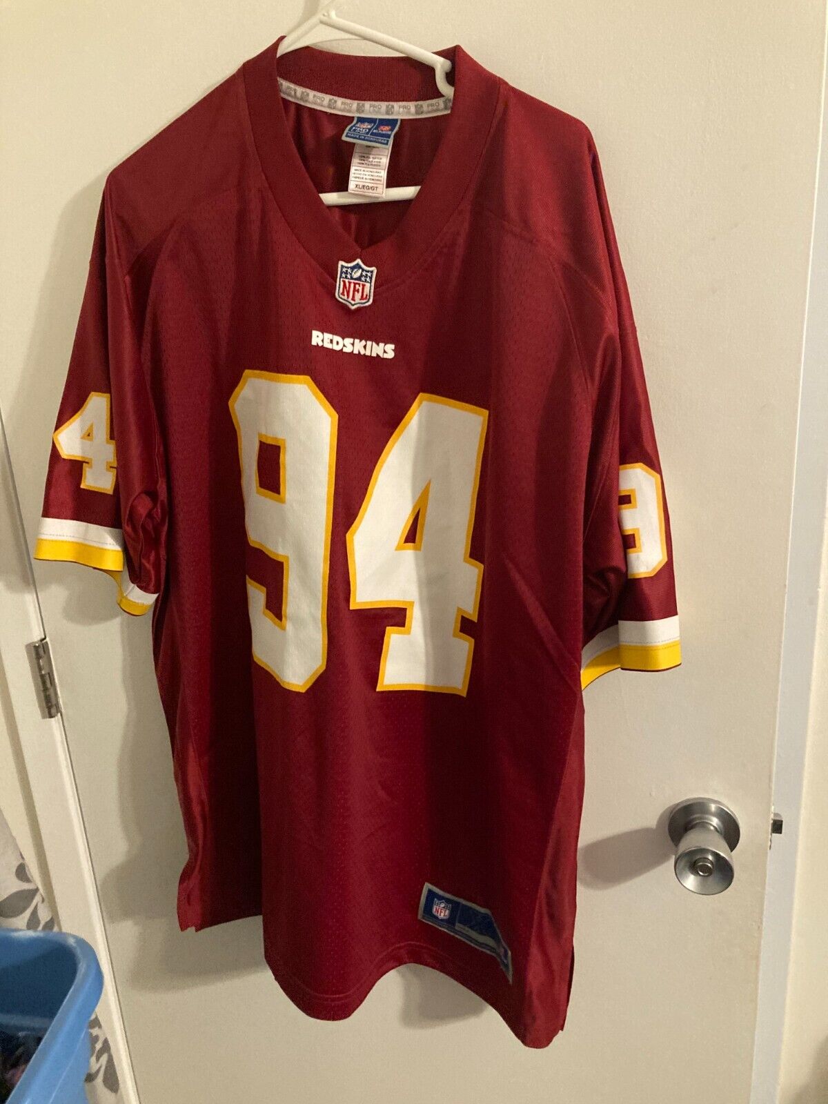 Washington Redskins #00 Burgundy Custom Pro Line Jersey - Youth photo review