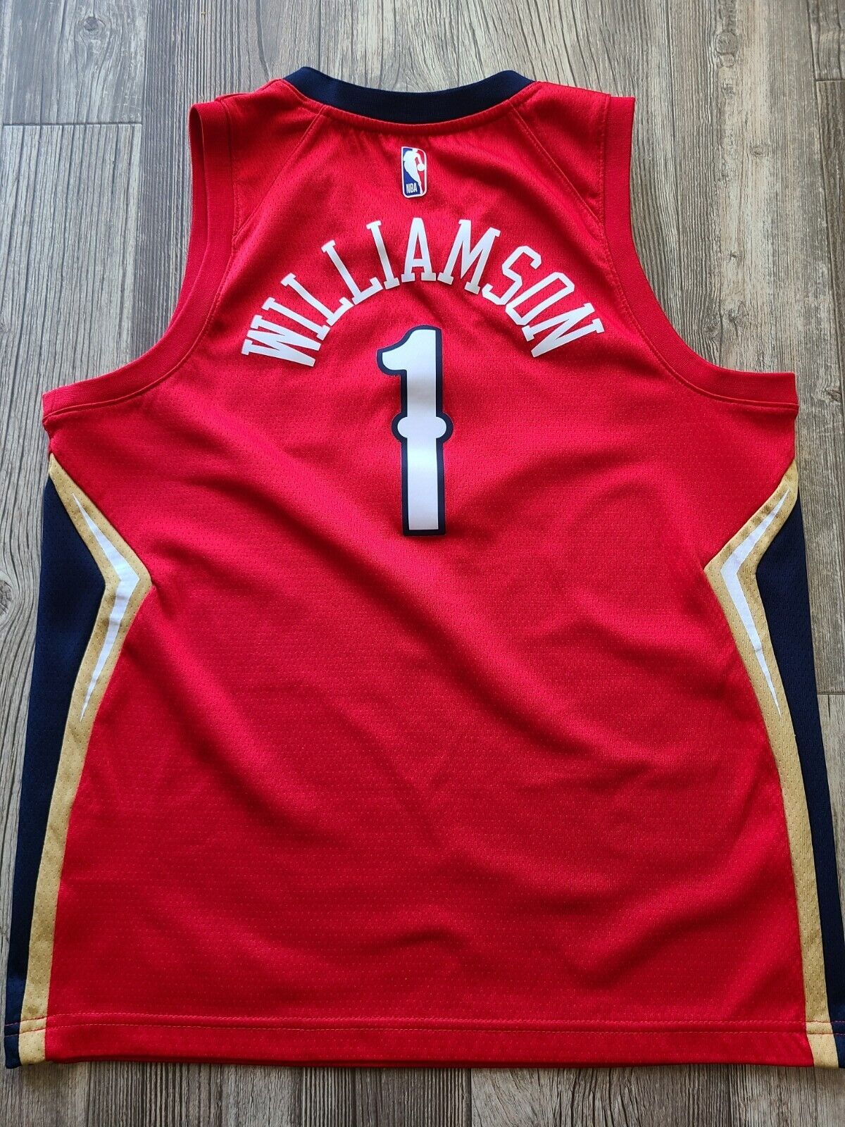 Zion Williamson New Orleans Pelicans Youth Red Statement Jersey Jumpman photo review