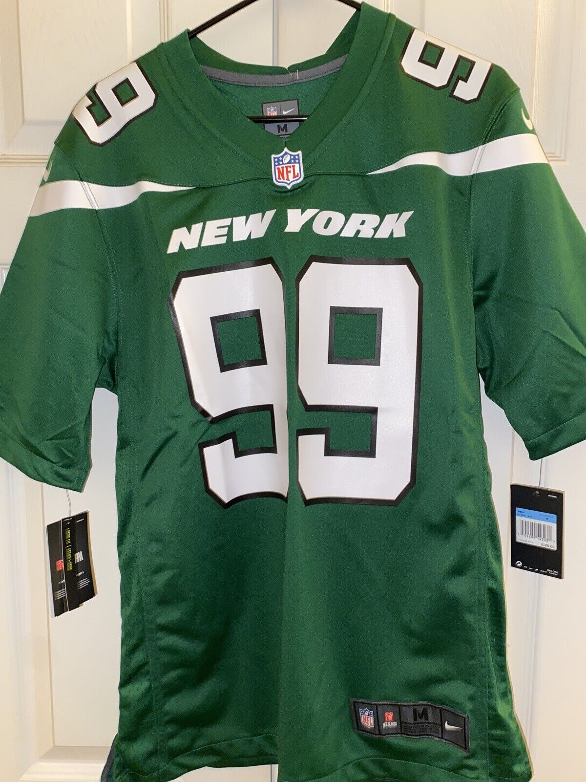 Men's 2019 Mark Gastineau #99 New York Jets Green Game Jersey photo review