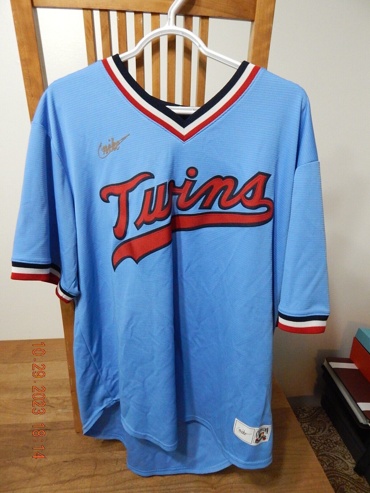 Willi Castro Minnesota Twins Cooperstown Collection Road Jersey - Light Blue photo review