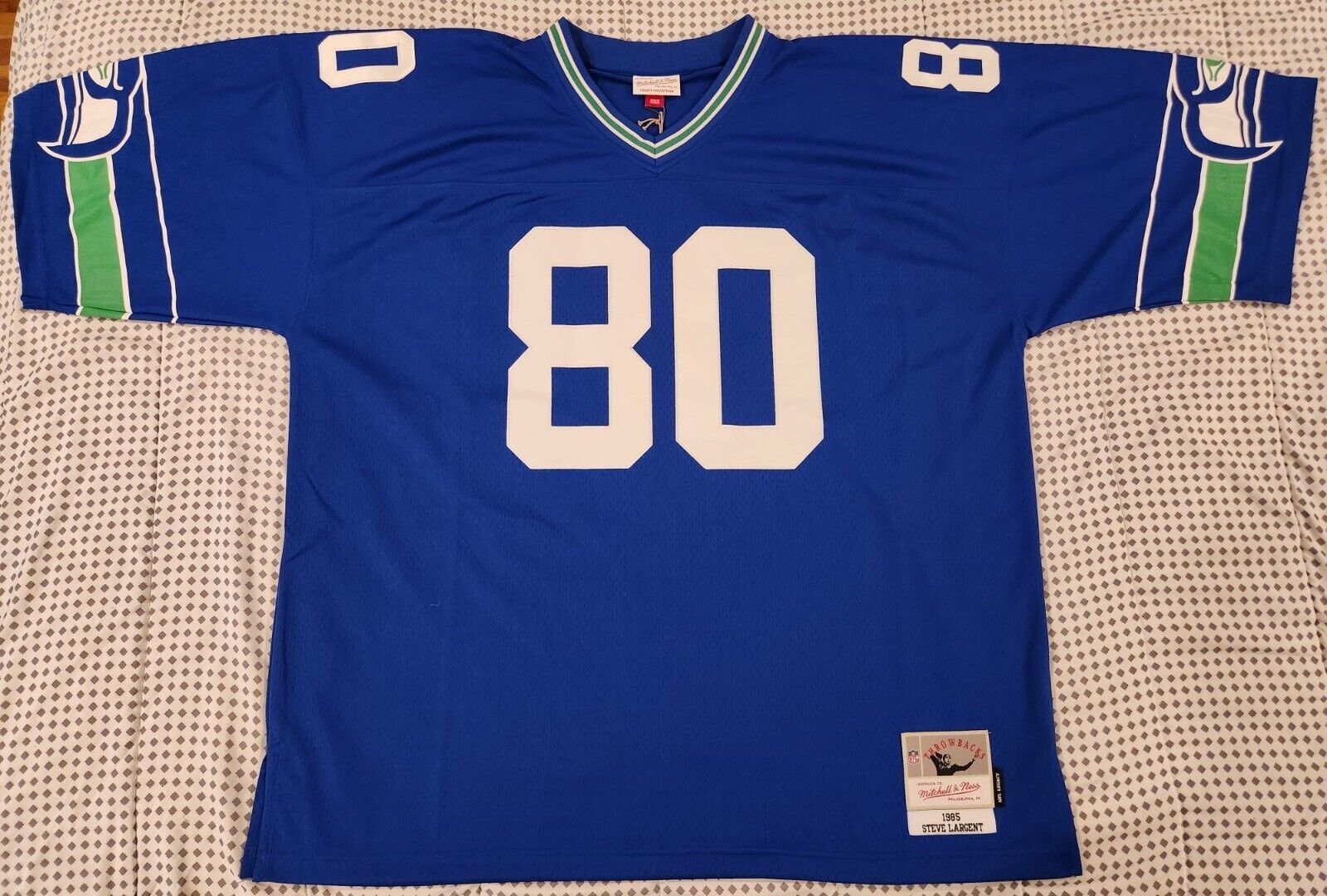 Seattle Seahawks Steve Largent Royal Jersey 1985 Legacy - Women's photo review