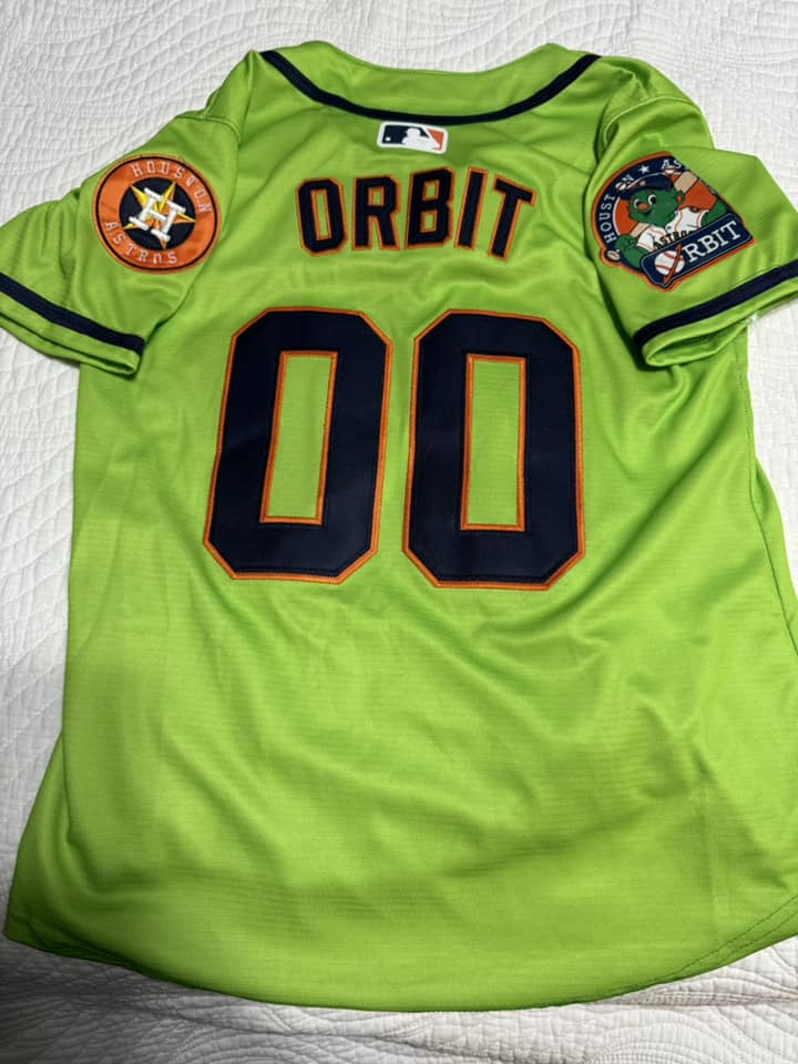 Men Houston Astros Orbit Vapor Premier Limited Orbit Jersey - Printed photo review