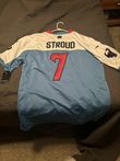 Women's C.J. Stroud Houston Texans 2024 Texas Patch Vapor Limited Blue Alternate Jersey V2 - All Stitched photo review