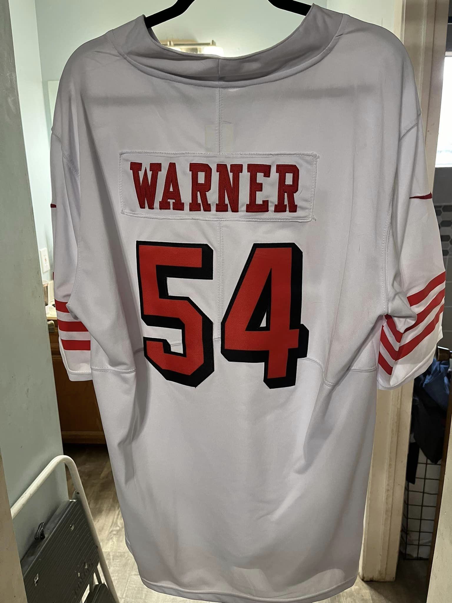 Men's Fred Warner San Francisco 49ers Vapor Limited White Jersey V2 - All Stitched photo review