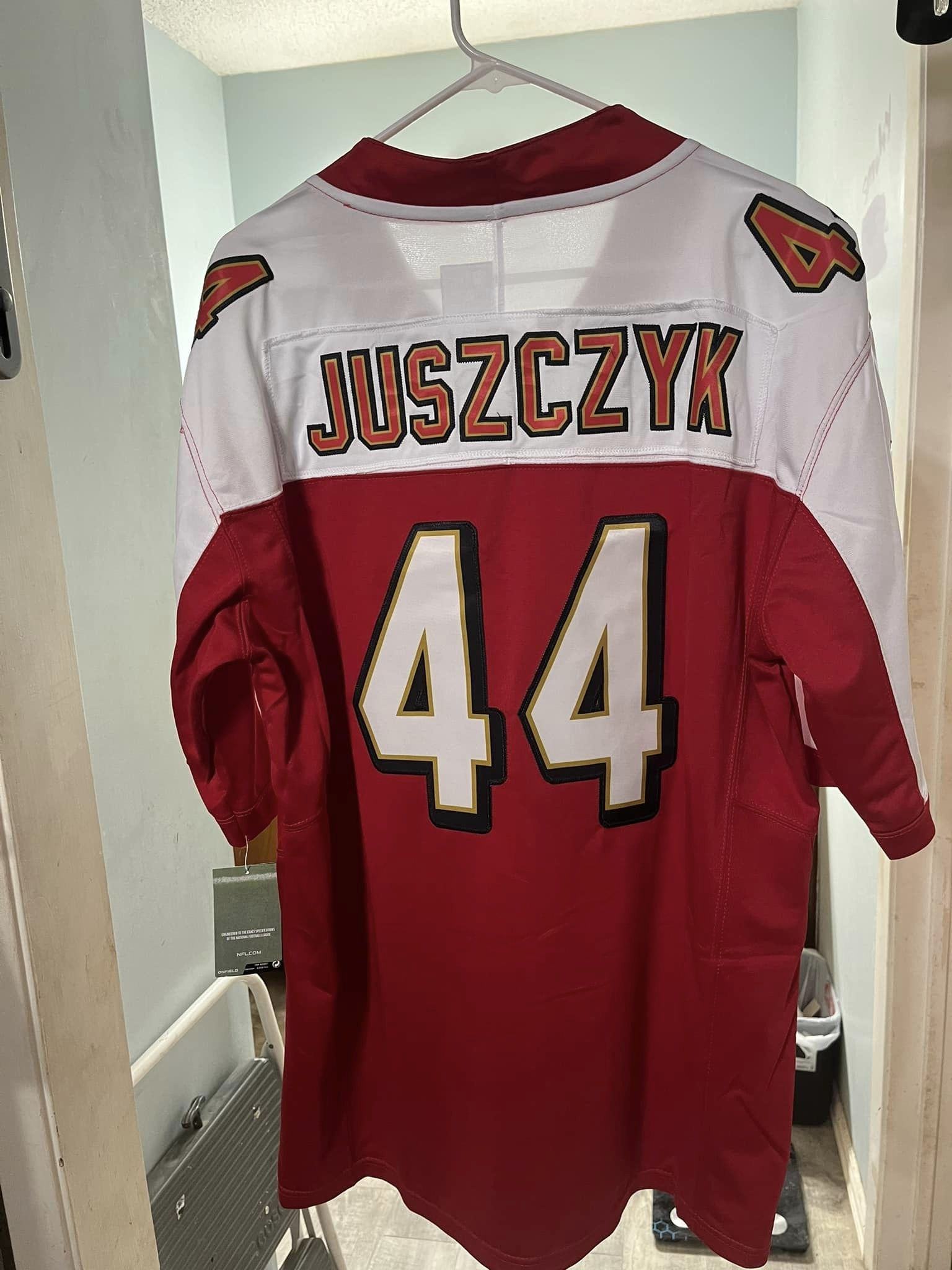 Men's Kyle Juszczyk San Francisco 49ers Throwback Alternate Jersey - All Stitched photo review