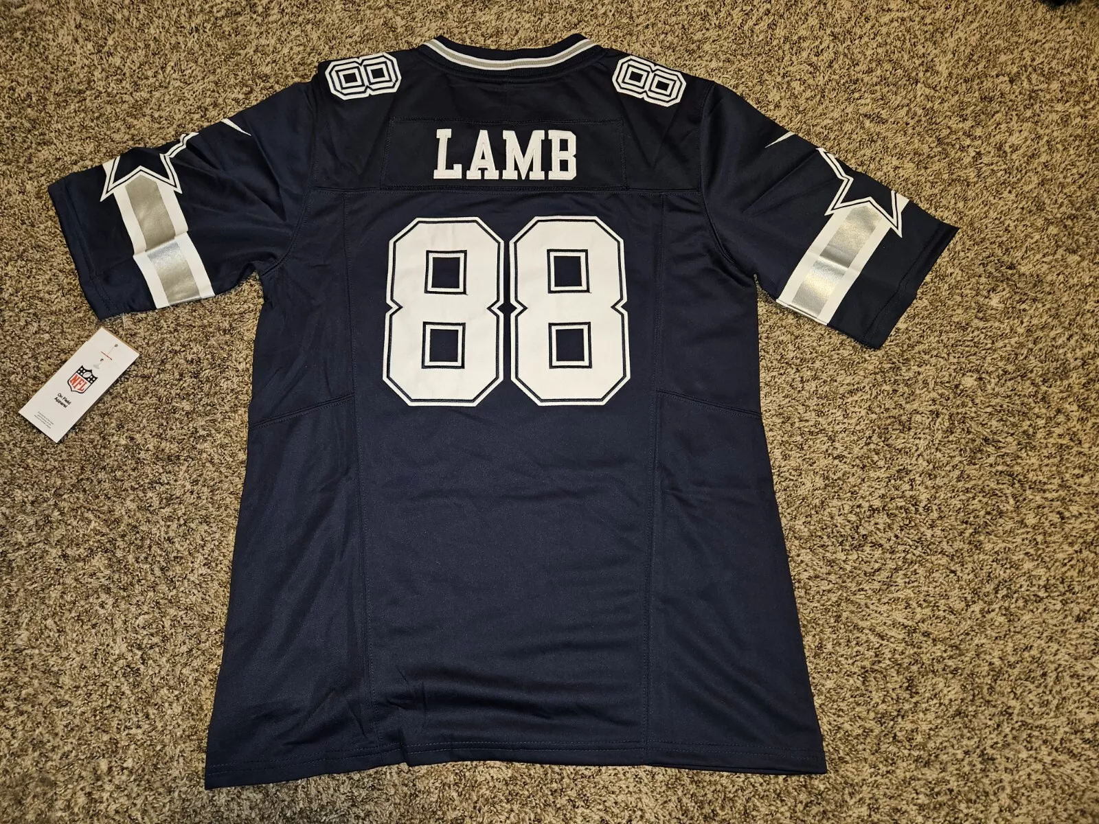 Men's Dallas Cowboys "Dallas City" Patch Vapor Limited Custom Navy Jersey - All Stitched photo review