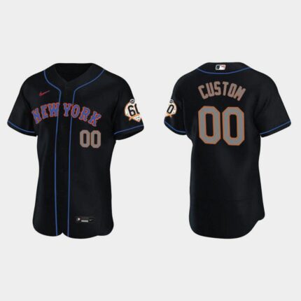 Men's Embroidery Baseball Custom Jersey New York Black